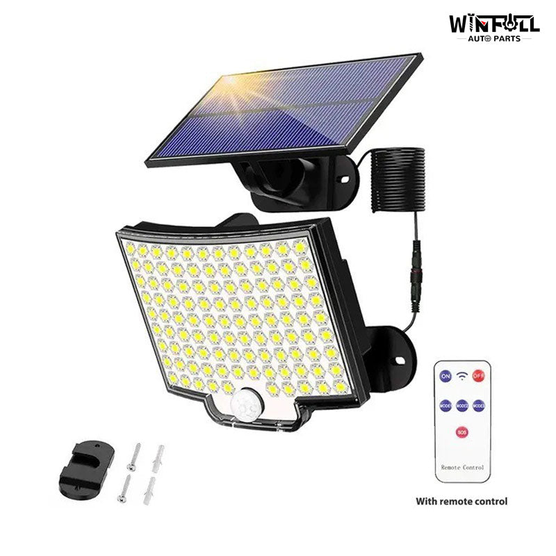 106 LED Modern Outdoor Solar Light with Motion Sensor IP65 Waterproof