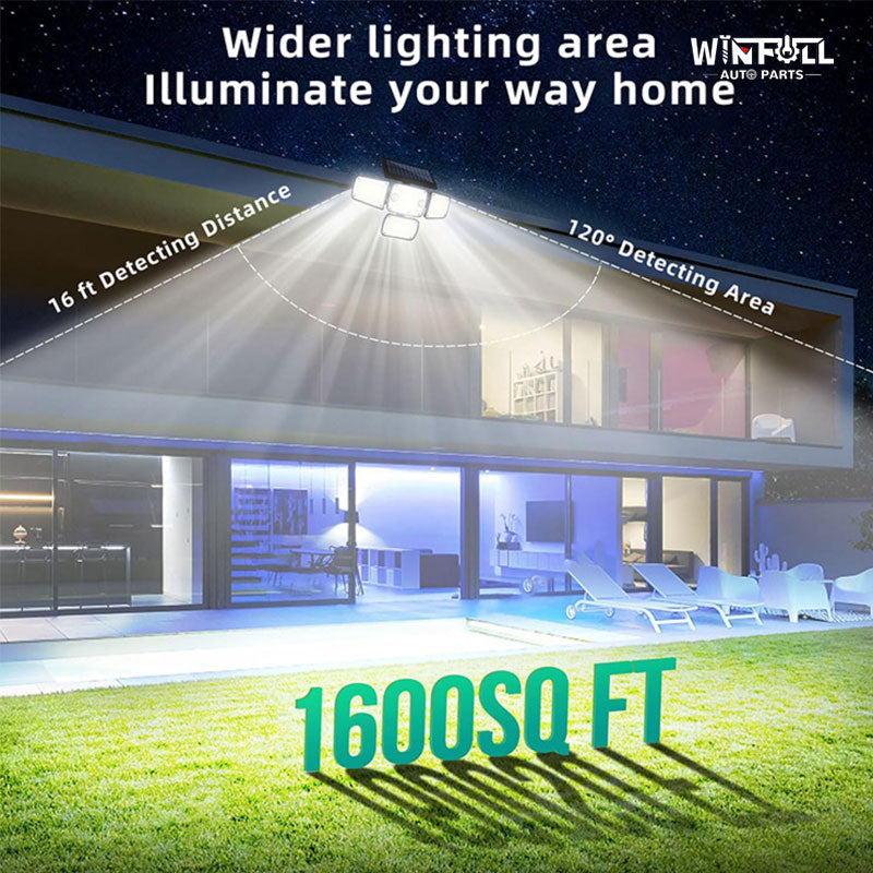 366LED Solar Panel Lighting IP65 Waterproof Outdoor Light