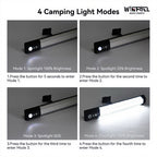 1 to 2 Split Modern Solar Panel Lighting IP65 Waterproof Outdoor Light
