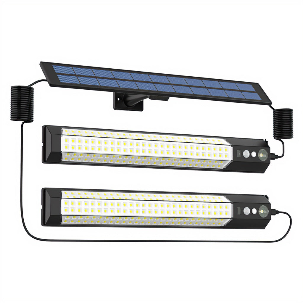 1 to 2 Split Modern Solar Panel Lighting IP65 Waterproof Outdoor Light