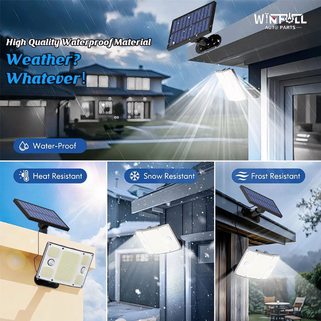261 LED Solar Panel Lighting IP65 Waterproof Outdoor Light