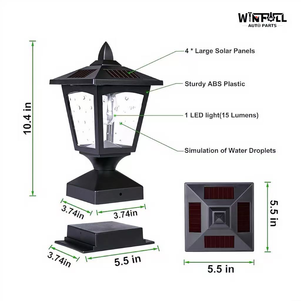 15 LED Solar Panel Lighting IP65 Waterproof Outdoor Light