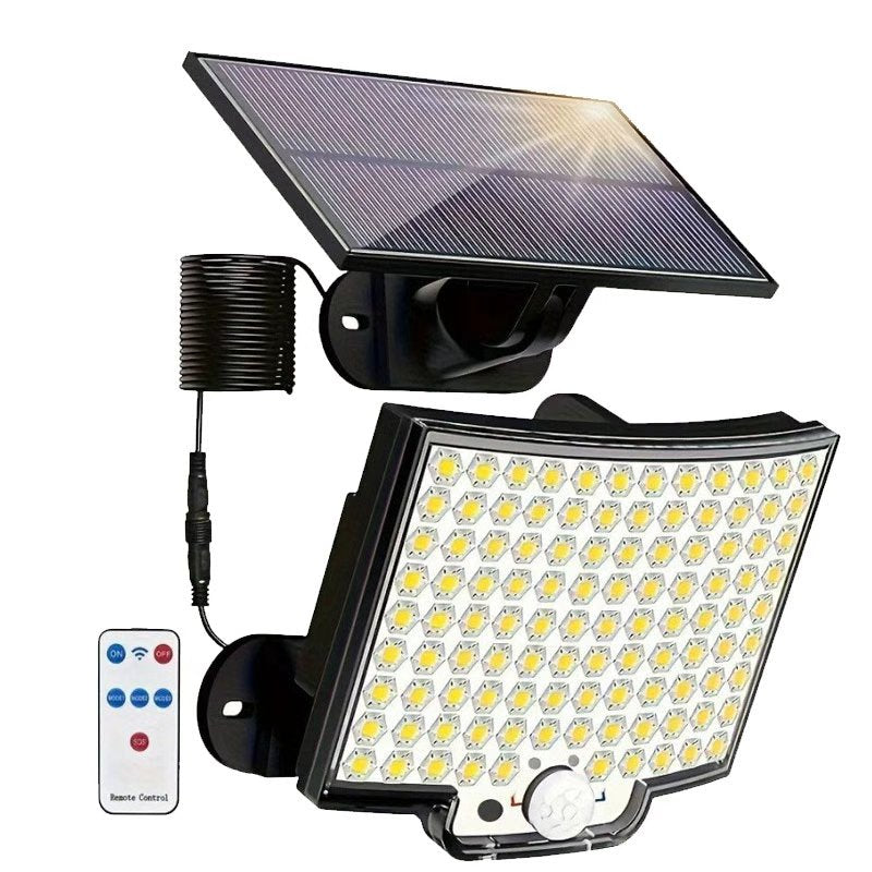 106 LED Modern Outdoor Solar Light with Motion Sensor IP65 Waterproof