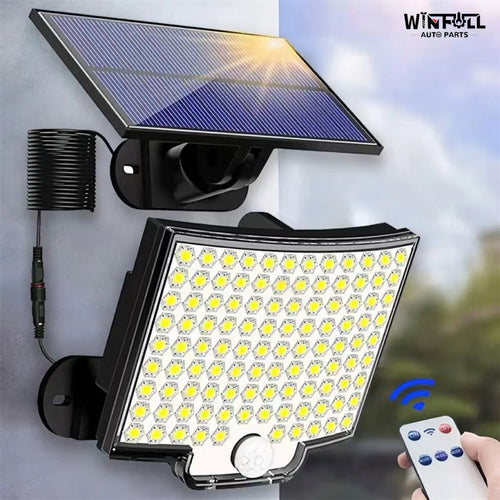 106 LED Modern Outdoor Solar Light with Motion Sensor IP65 Waterproof
